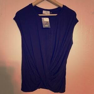 NWT Mustard Seed sleeveless black top! SZ S